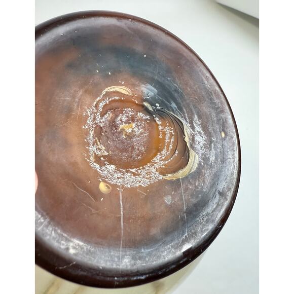 Vintage Mid Century Hand-Blown Dorbin Art Glass Vase Frosted White 1970’s - Picture 9 of 12